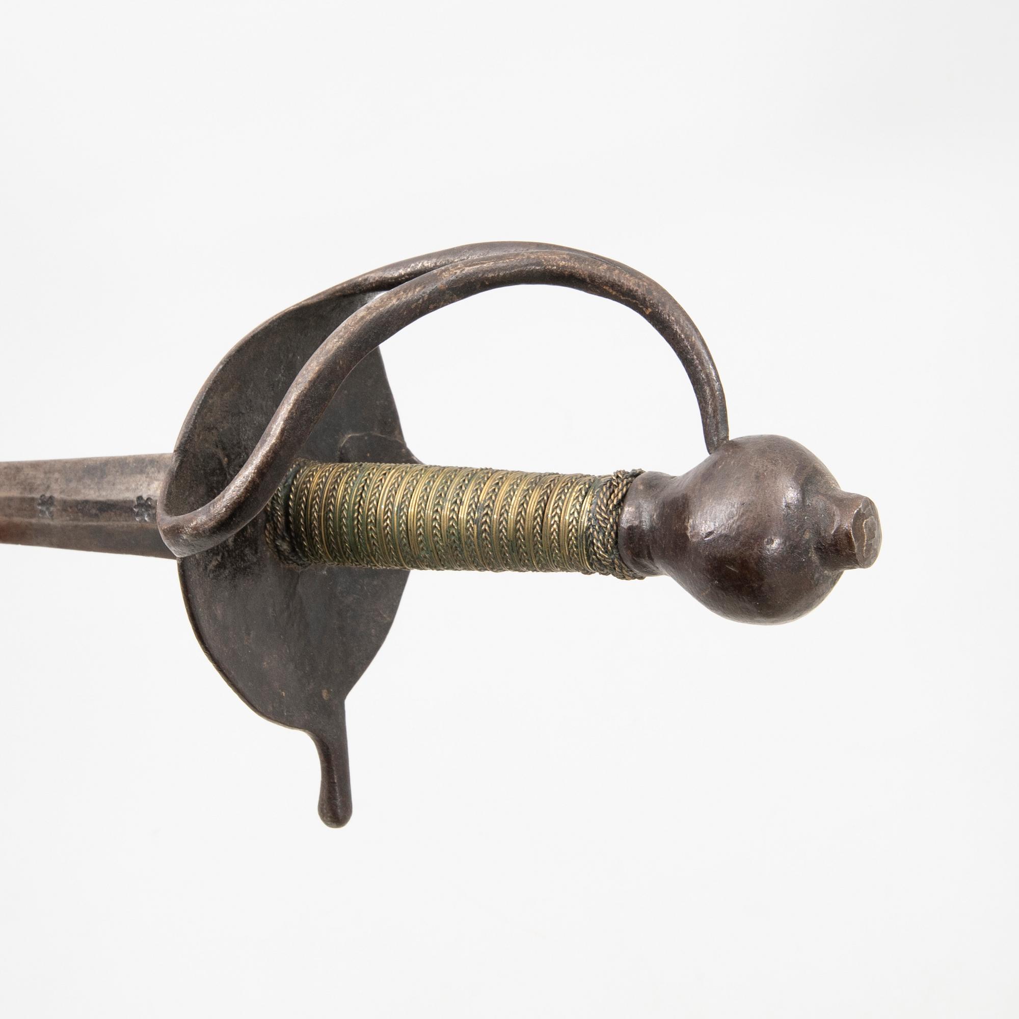 A Swedish sword, 1685 pattern.