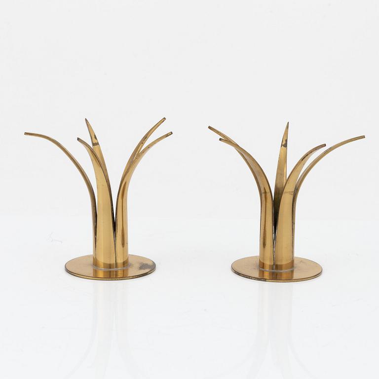 Ivar Ålenius-Björk, ljusstakar, 8st, bla "Liljan", Ystad Metall, 1900-talets mitt.