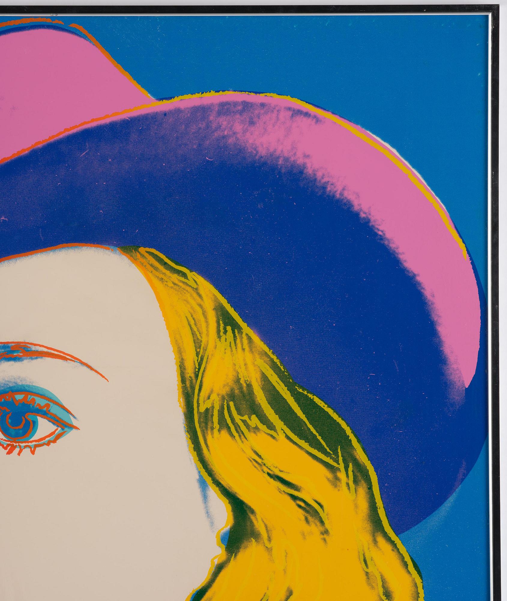 Andy Warhol, "With Hat", from: "Ingrid Bergman".