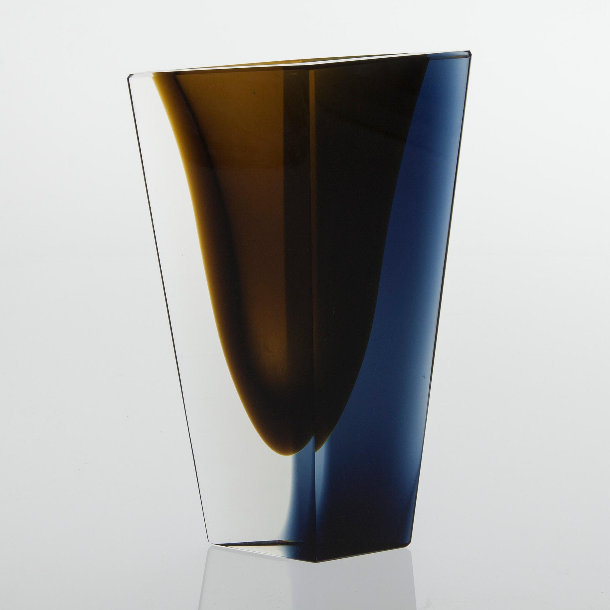 VAS, glas, "Prisma" signerad K. Franck Nuutajärvi Notsjö -69.