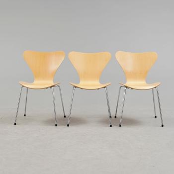 STOLAR, 3 st, "Sjuan", Arne Jacobsen, Fritz Hansen, 1997.