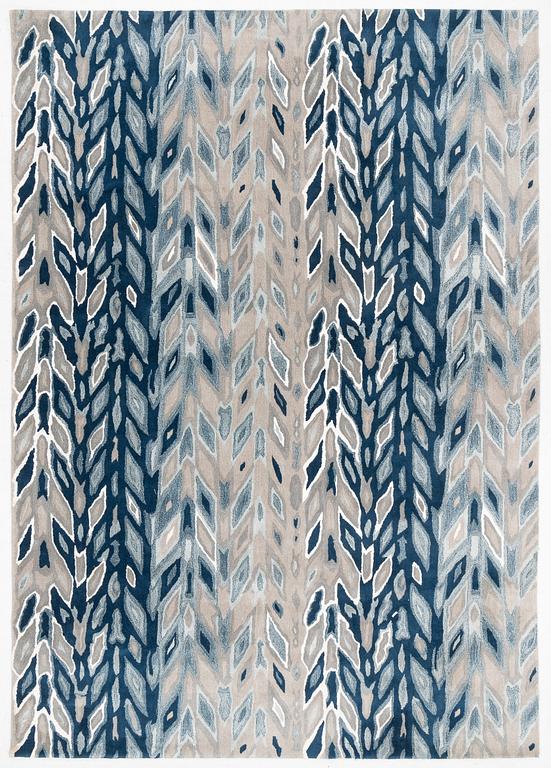 William Yeoward, a 'Kalata Indigo' carpet, circa 425 x 300 cm.