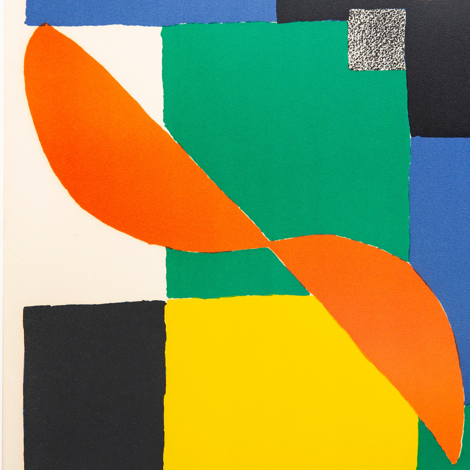 Sonia Delaunay, color lithograph, signed and numbered E.A.