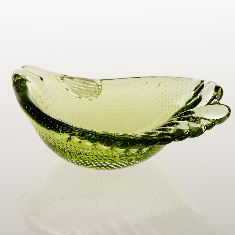 TAPIO WIRKKALA, A Kala (Fish) Ashtray, signed Tapio Wirkkala Iittala.