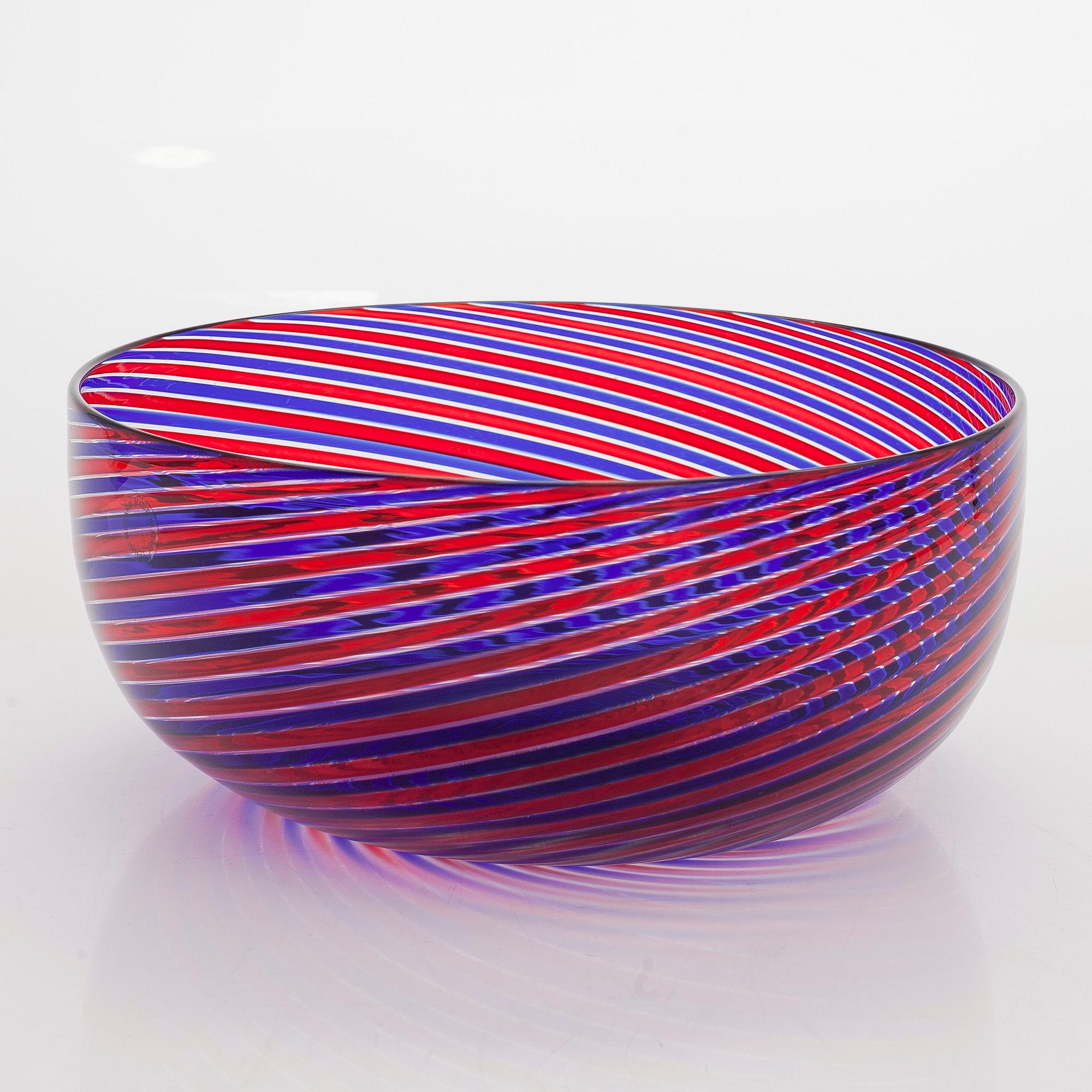 Venini, skål, Murano, Italien, 1997.