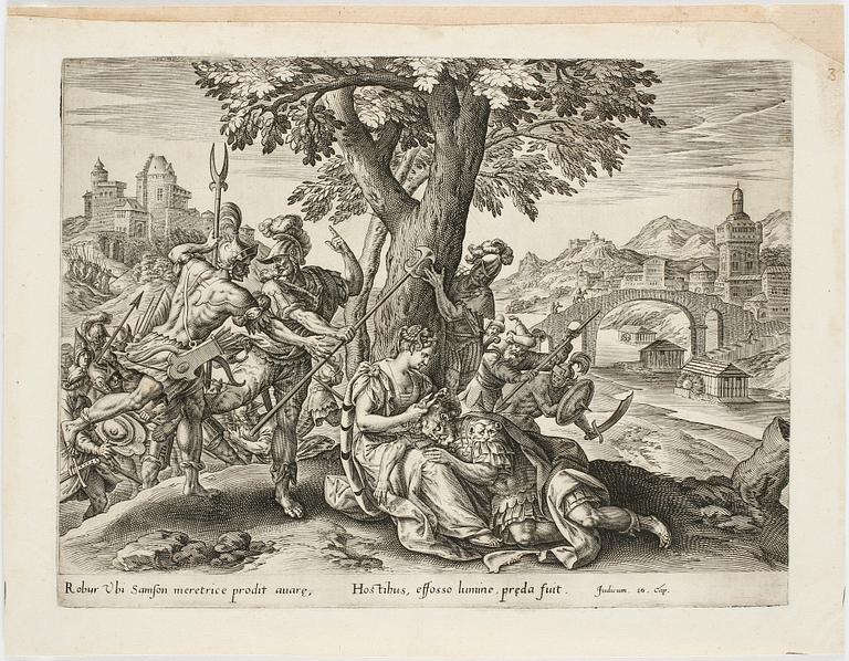 JOHANN SADELER I, engraving, 16th century.