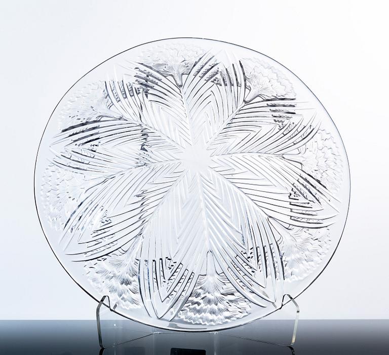 SKÅLFAT, glas,  Lalique, Frankrike 1900-tal.