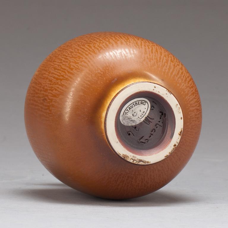 VAS, stengods. Berndt Friberg, Gustavsbergs studio.