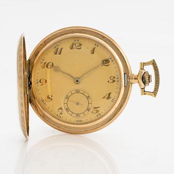 Pocket watch, hunter, 51 mm.