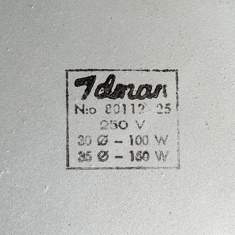 Paavo Tynell, a pair of mid-20th century 80114 (80112-25) for Idman.