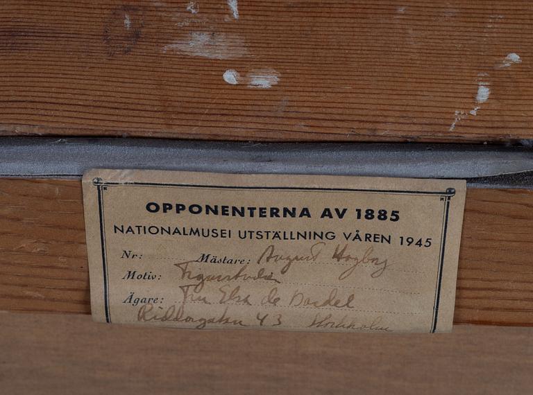 August Hagborg, Mussel plockare.