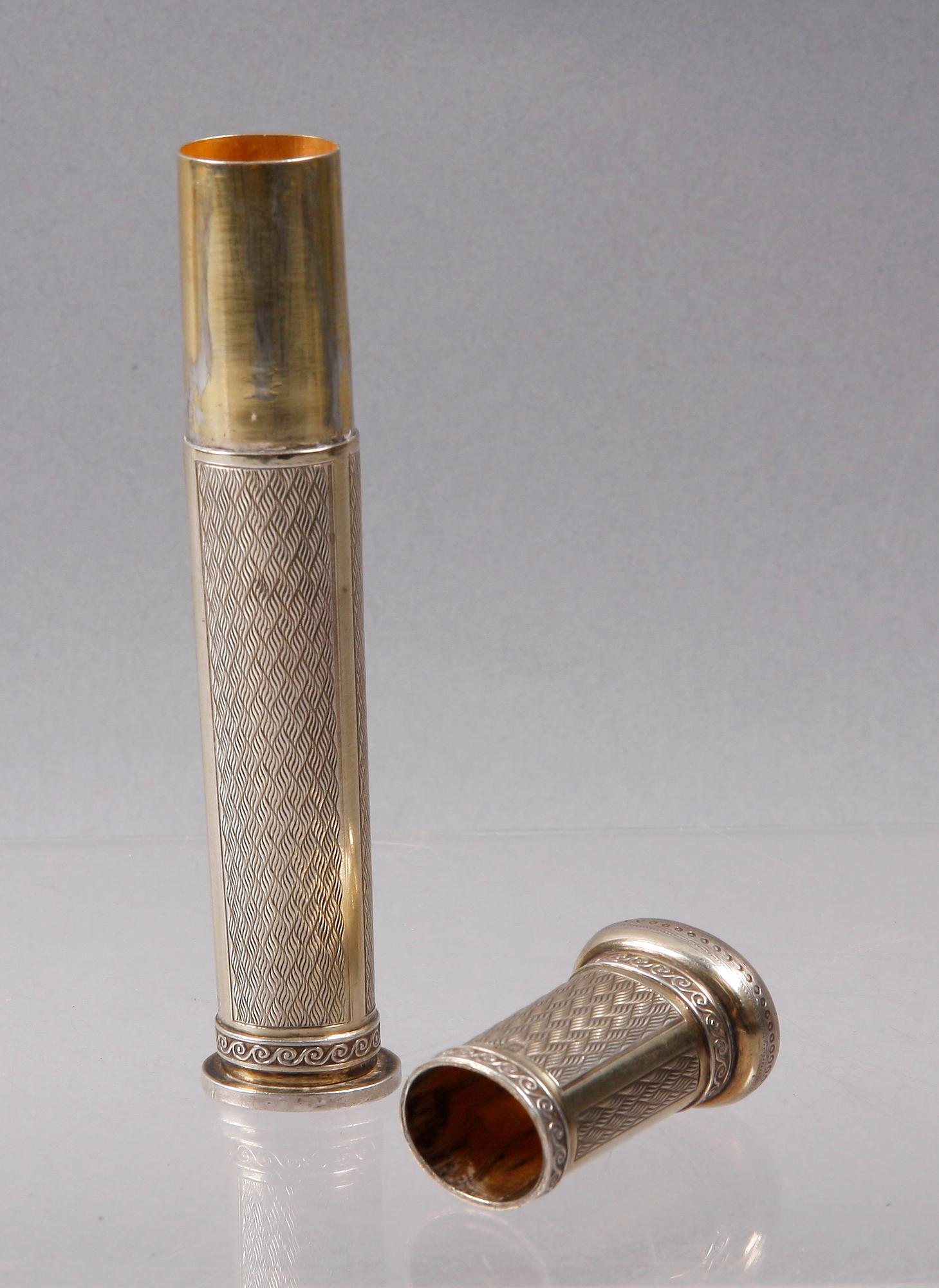 NÅLHUS, silver, trol Amédée Gravoin, Frankrike, 1800-talets andra hälft.