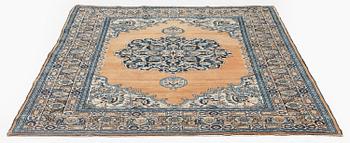 An antique 'Haj Jalili' Tabriz carpet, Northwest Persia, c. 185 x 141 cm.