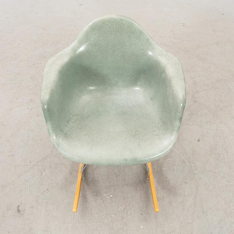 Charles and Ray Eames, rocking chair, "Eames Plastic Armchair RAR", stamped 1957.