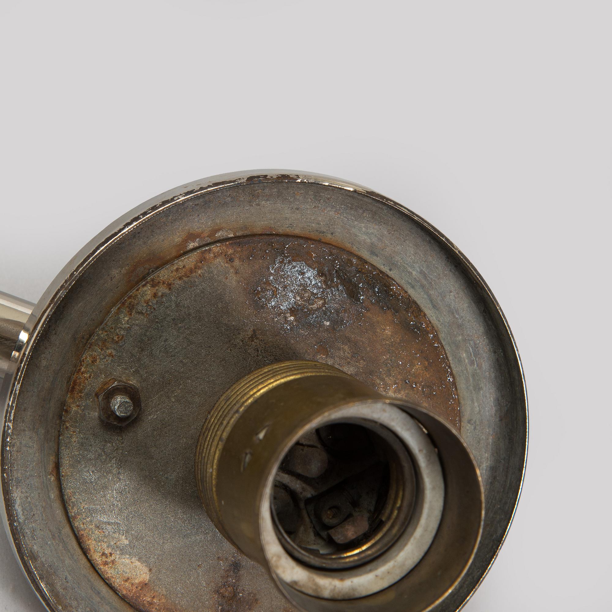 Paavo Tynell, a 1930s made to order wall light, Taito, Finland.