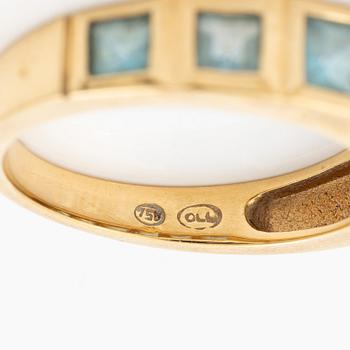 Ring, 18K gold with topazes.