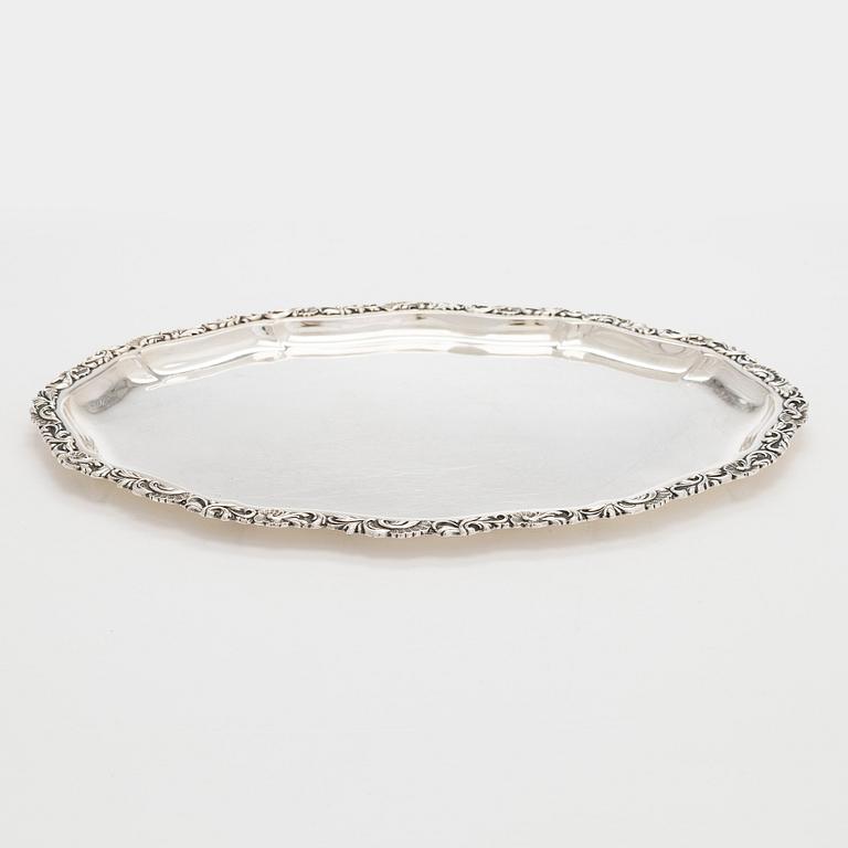 A silver trayray, silver, Kutakeskus, Tavastehus, 1947.