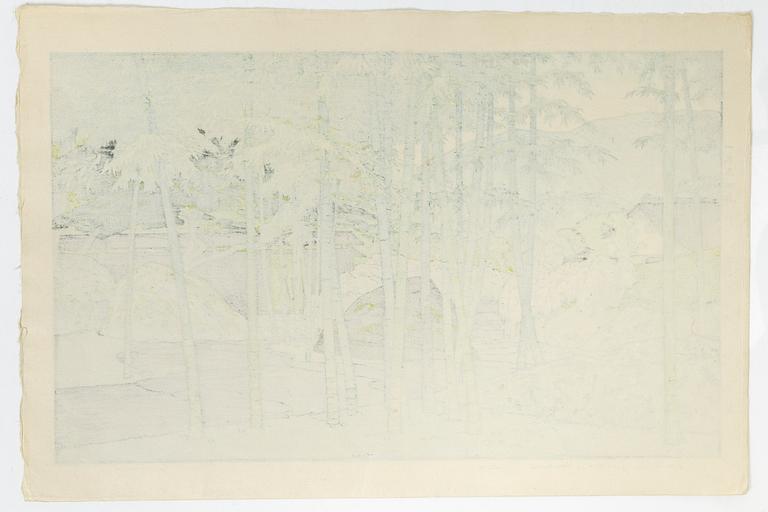 Toshi Yoshida, "Bamboo Garden, Hakone Museum".