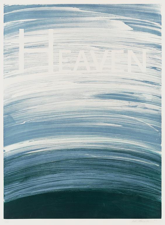Ed Ruscha, "HEAVEN and HELL".