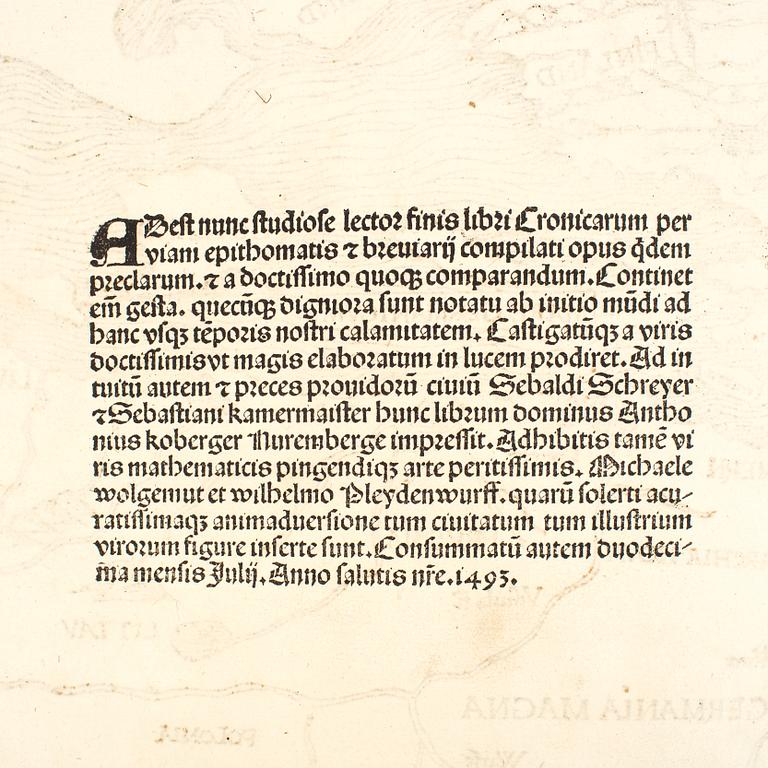 The Nuremberg Chronicle, 1493.
