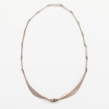 Zoltan Popovits, A stelring silver necklace "Bellatrix". Lapponia 1979.