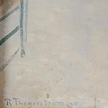 Robert Thegerström, Villa Tallbacken om vintern.