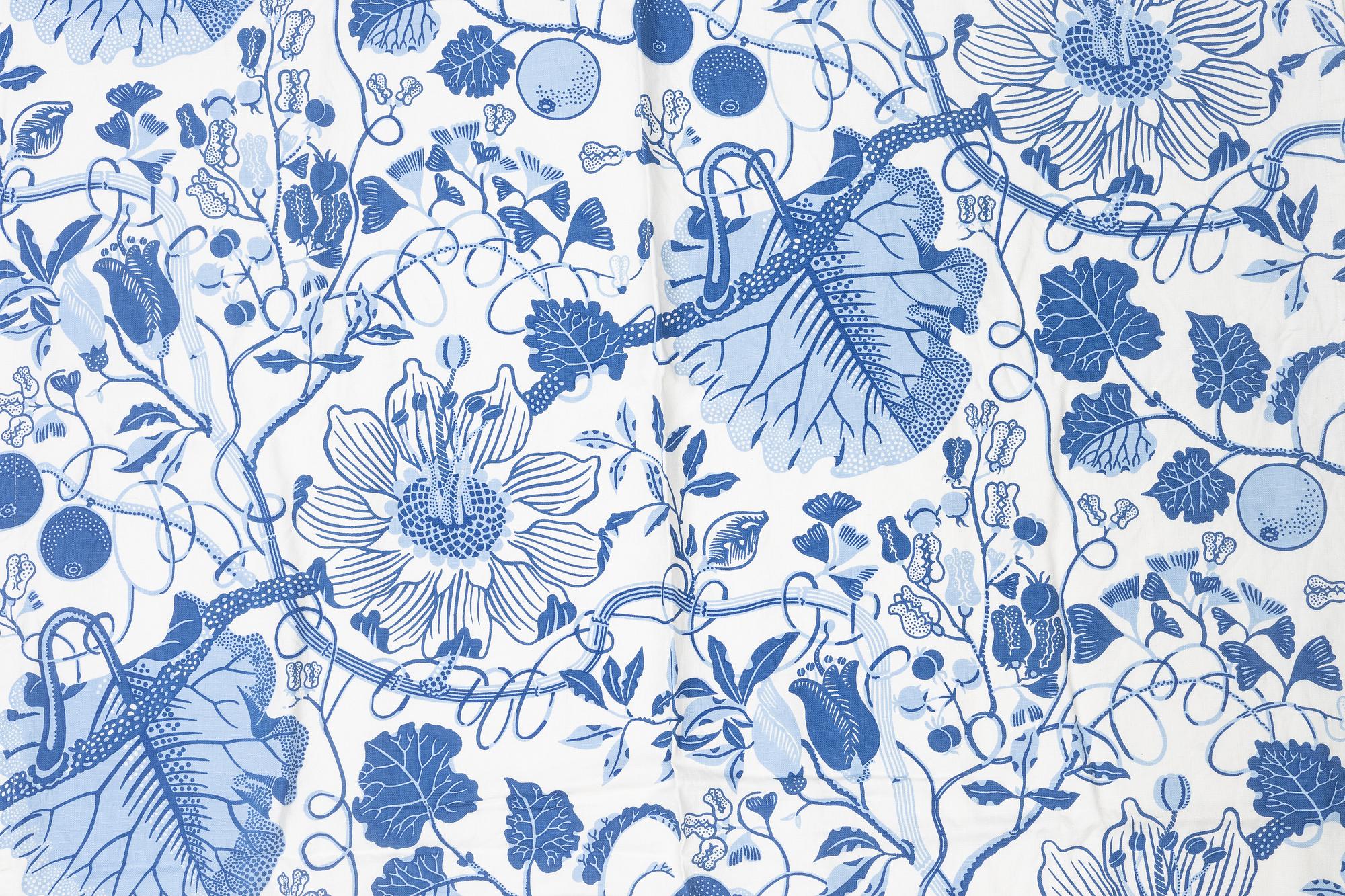 Josef Frank, gardiner, ett par, "La Plata", Firma Svenskt Tenn.