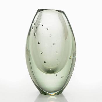 Gunnel Nyman, maljakko, "Helminauha", signeerattu G. Nyman, Nuutajärvi Notsjö -54.