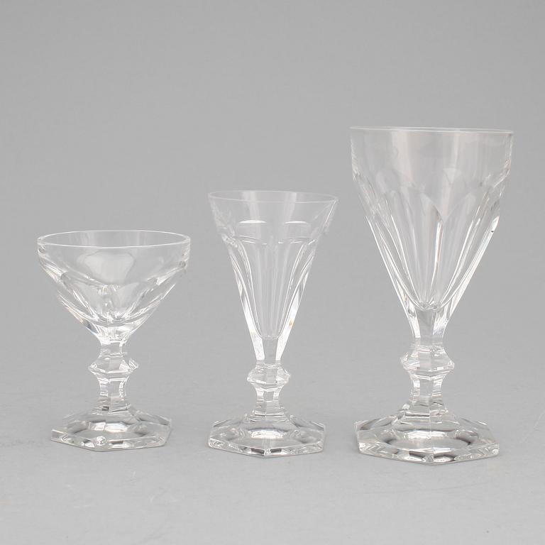 GLASSERVIS, 32 delar, "Geraldine", Fritz Kallenberg, Boda, 1900-talets andra hälft.