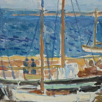Olle Nordberg, oil on canvas, signed and dated 1924.