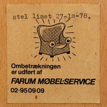 BRUNO MATHSSON, a pair of Ingrid armchairs for DUX later part of the 20th century.