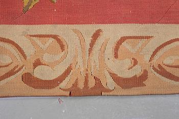 A carpet, tapestry weave, ca 625 x 431,5 cm, Aubusson the middle of the 19th century - around 1900, France.