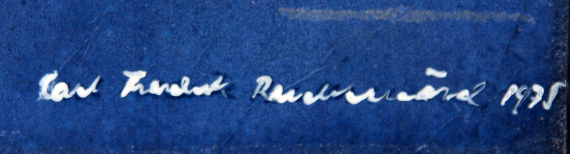 CARL FREDRIK REUTERSWÄRD, blandteknik på pappannå, sign o dat 1975.