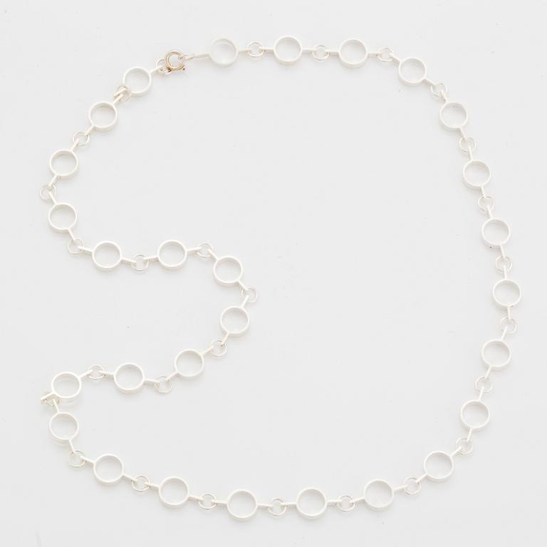 A Jorma Laine (likely) necklace in silver.