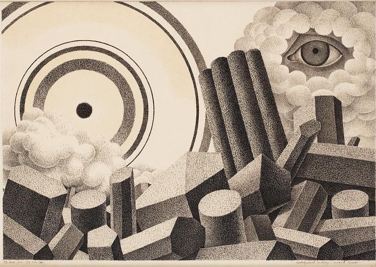 Otto G Carlsund, "Apocaplyptic landscape".