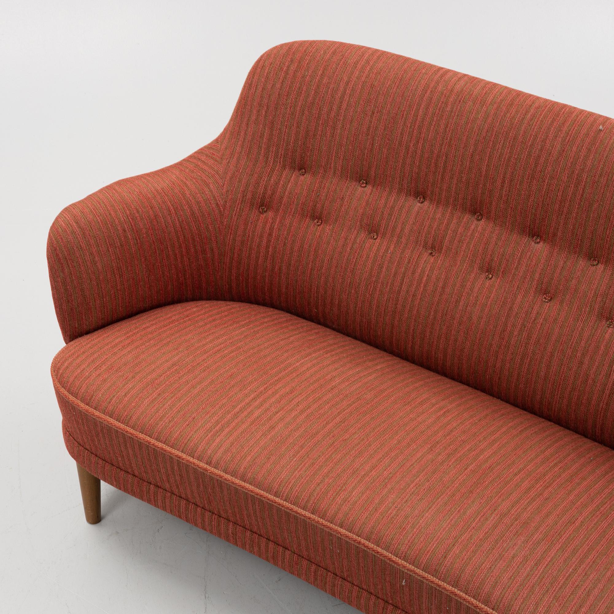 Carl Malmsten, a 'Samsas' sofa, second half of the 20th Century.