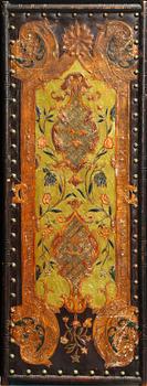 GYLLENLÄDER, 3 st. 1800-tal. Nordeuropa.