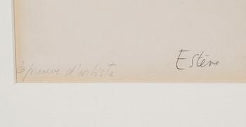 MAURICE ESTÈVE, färglitografi, signerad, EA.