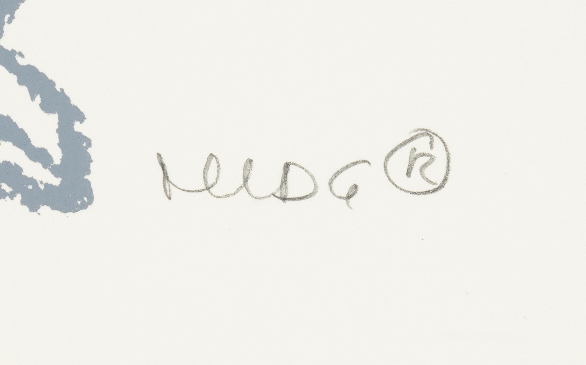 Marianne Lindberg De Geer, färglitografi, signerad 52/100.