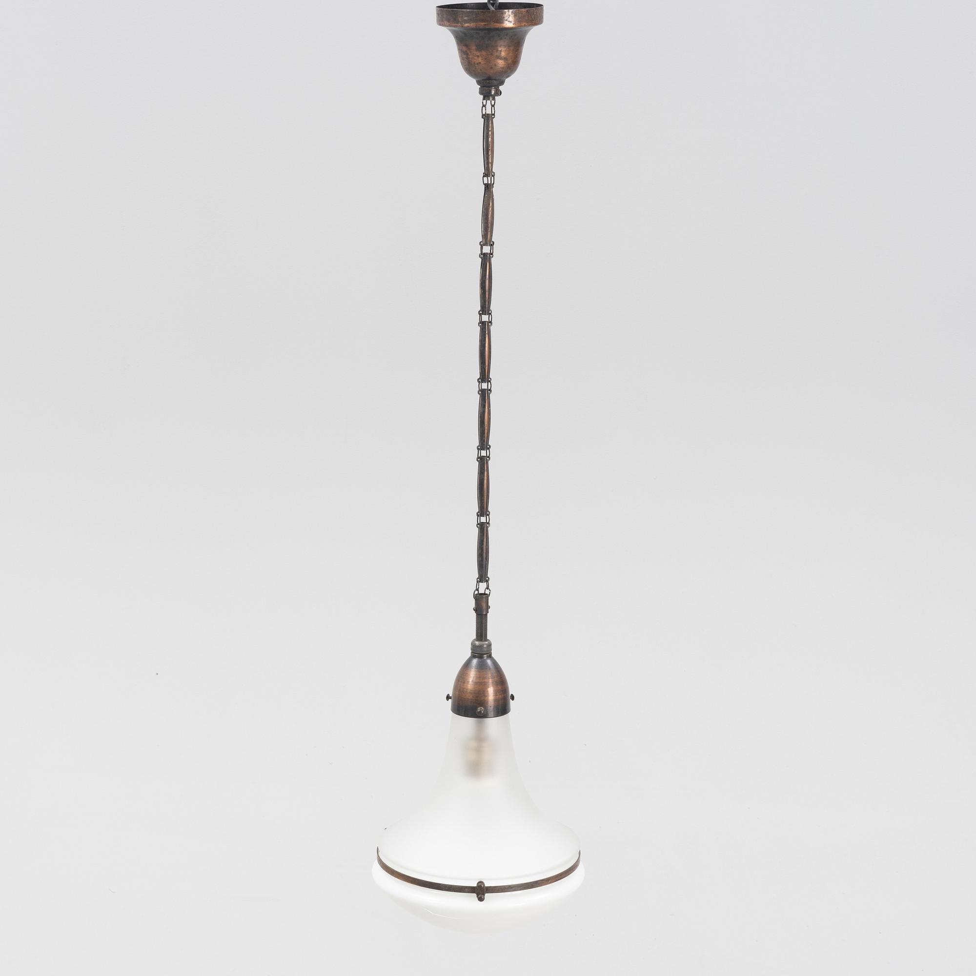 Peter Behrens, a 'Luzette' ceiling lamp for AEG (Allgemeine Electricitäts-Gesellschaft), Germany.