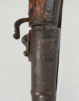 A indo-persian matchlock rifle, 19th century.