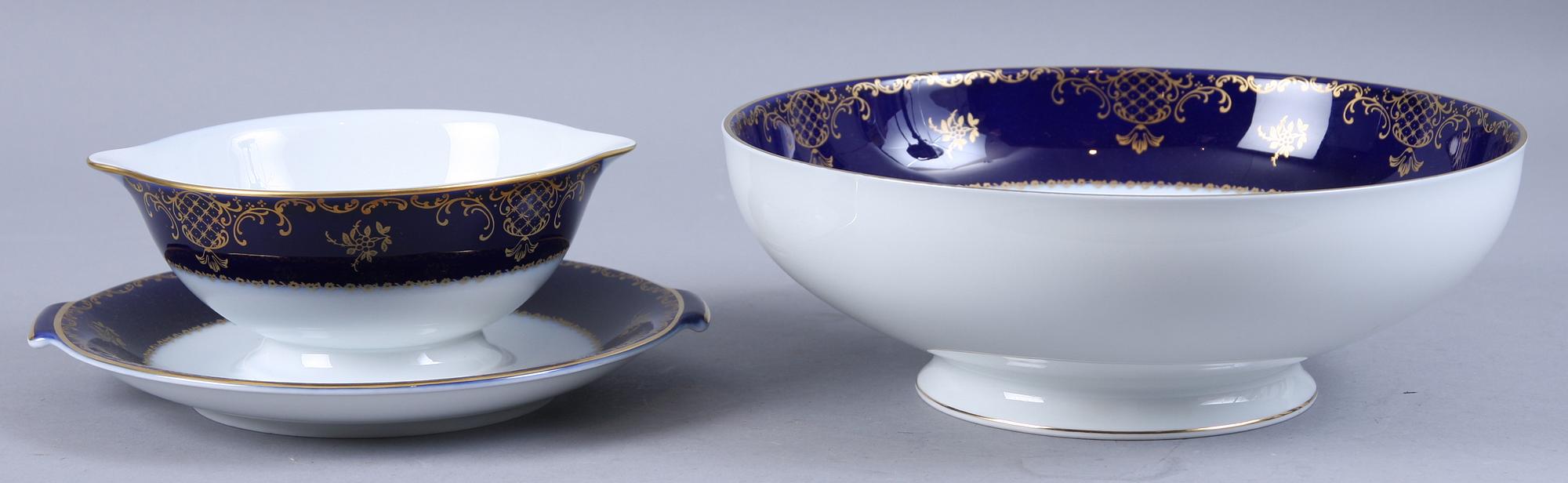 MATSERVIS, 54 delar, porslin, Rosenthal, 1900-talets mitt.