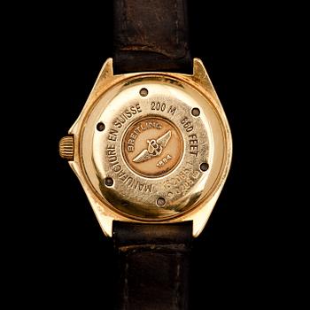 ARMBANDSUR, 18 k guld, Breitling Lady J .