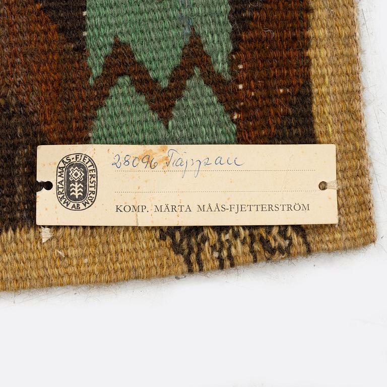 Märta Måås-Fjetterström, vävnad, "Täppan", gobelängteknik, ca 54 x 51 cm, signerad AB MMF.