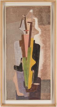 NILS WEDEL, mixed media, signed.