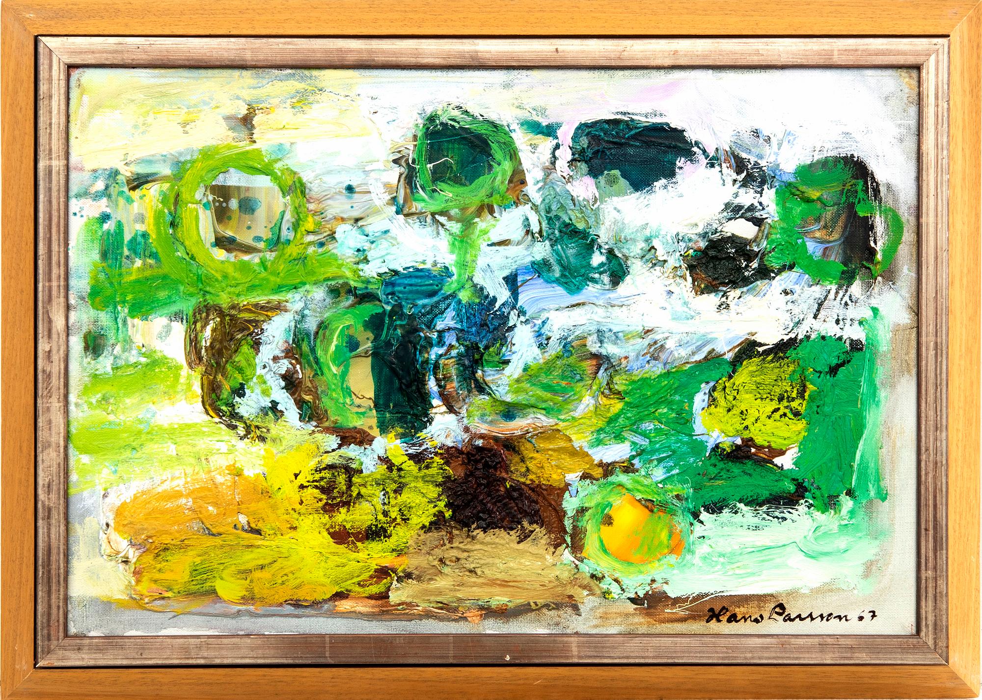 Hans Larsson, oil on canvas, signed and dated -67.