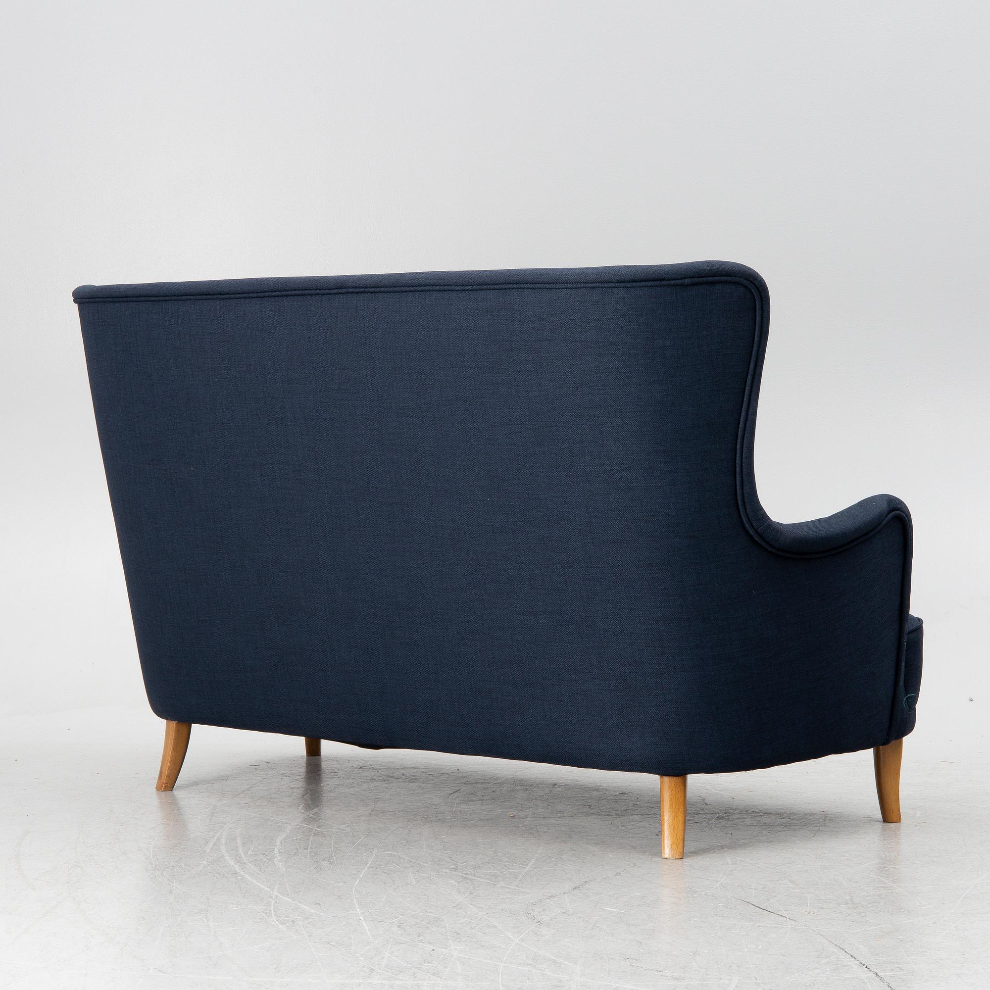 Carl Malmsten, a sofa, "Patron", AB O.H. Sjögren, Tranås, second half of the 20th century.