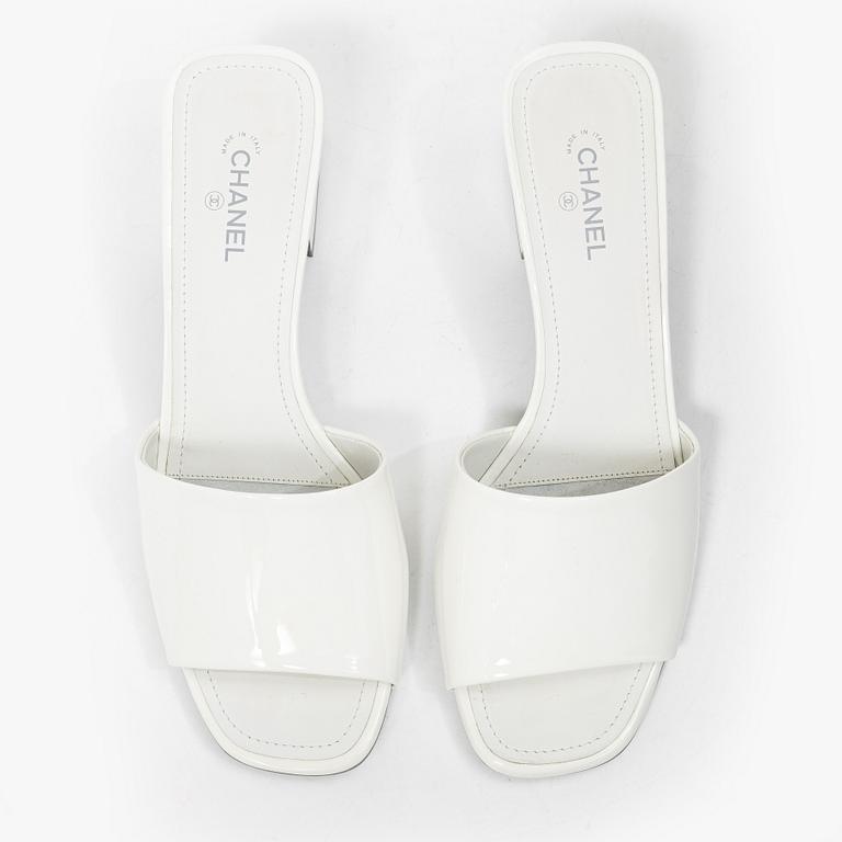 Chanel, mules, size 39 1/2 C.