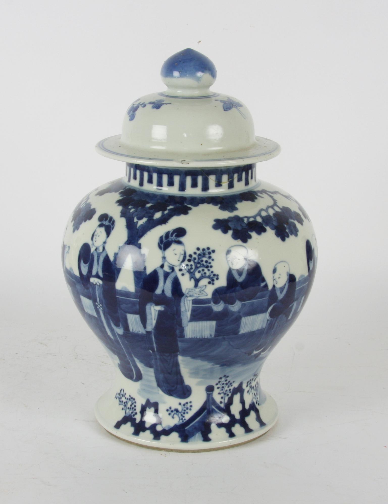 VAS OCH LOCK, porslin, Kina, 1800/1900-tal.