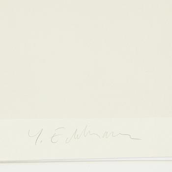 Yrjö Edelmann, färglitografi, signerad och numrerad 92/150.